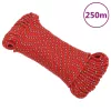Piros polipropilén hajókötél 3 mm 250 m