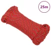 Piros polipropilén hajókötél 4 mm 25 m