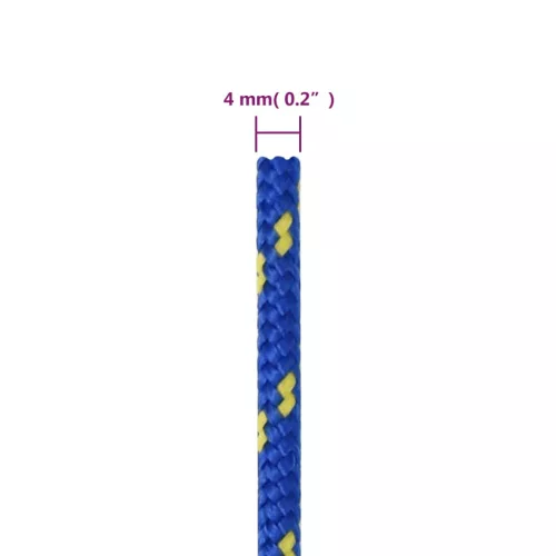 Kék polipropilén hajókötél 4 mm 500 m