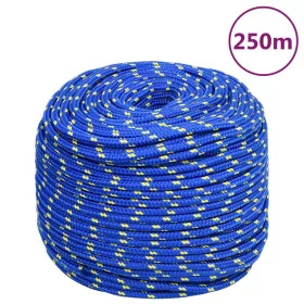 Kék polipropilén hajókötél 8 mm 250 m