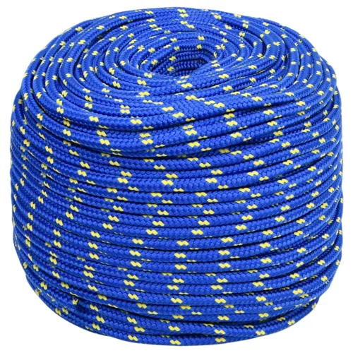 Kék polipropilén hajókötél 10 mm 500 m