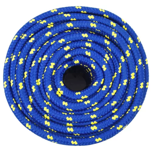 Kék polipropilén hajókötél 14 mm 100 m
