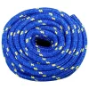 Kék polipropilén hajókötél 20 mm 25 m