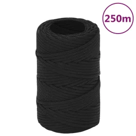 Teljesen fekete polipropilén hajókötél 2 mm 250 m