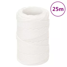 Teljesen fehér polipropilén hajókötél 2 mm 25 m