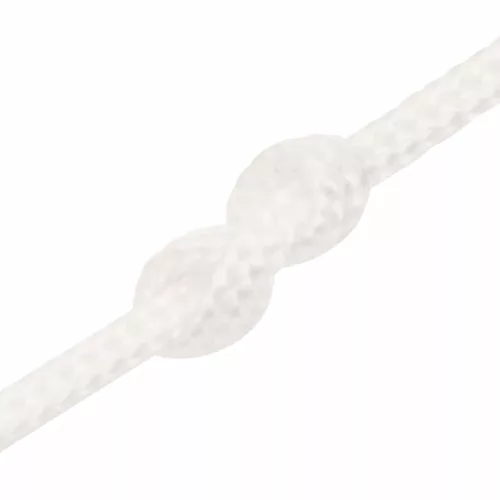Teljesen fehér polipropilén hajókötél 2 mm 25 m