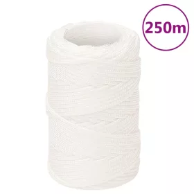 Teljesen fehér polipropilén hajókötél 2 mm 250 m