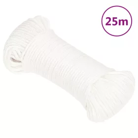 Teljesen fehér polipropilén hajókötél 4 mm 25 m