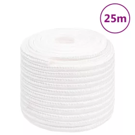 Teljesen fehér polipropilén hajókötél 16 mm 25 m