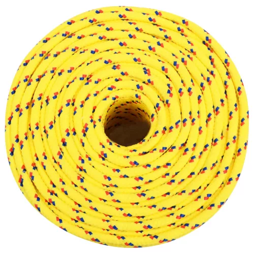 Sárga polipropilén hajókötél 10 mm 250 m