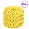 Sárga polipropilén hajókötél 10 mm 500 m