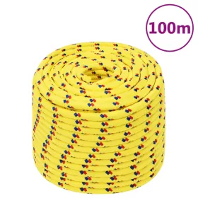 Sárga polipropilén hajókötél 14 mm 100 m