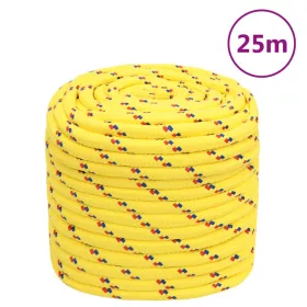 Sárga polipropilén hajókötél 18 mm 25 m