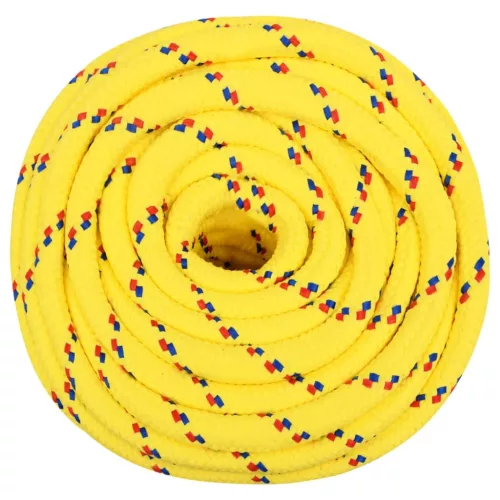 Sárga polipropilén hajókötél 18 mm 25 m
