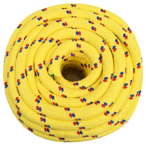 Sárga polipropilén hajókötél 20 mm 50 m