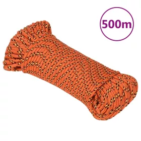 Narancssárga polipropilén hajókötél 4 mm 500 m