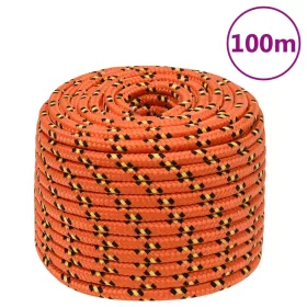 Narancssárga polipropilén hajókötél 14 mm 100 m