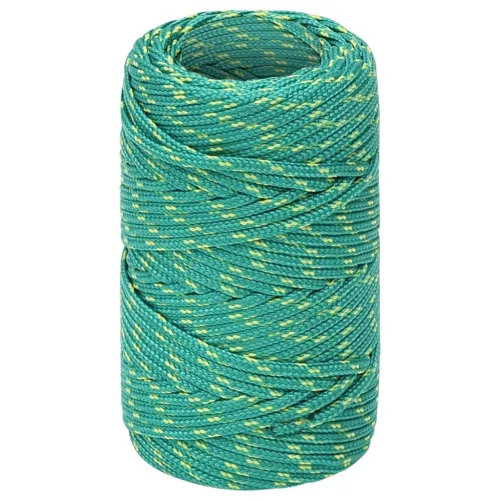Zöld polipropilén hajókötél 2 mm 100 m