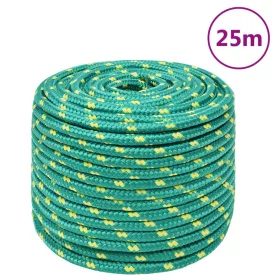 Zöld polipropilén hajókötél 12 mm 25 m