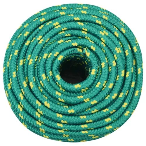 Zöld polipropilén hajókötél 12 mm 250 m