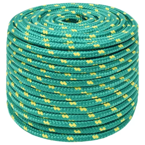Zöld polipropilén hajókötél 14 mm 100 m