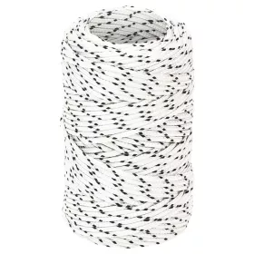 Fehér poliészter fonott csónakkötél 2 mm x 25 m