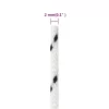 Fehér poliészter fonott csónakkötél 2 mm x 250 m