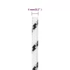 Fehér poliészter fonott csónakkötél 4 mm x 500 m