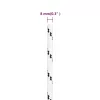 Fehér poliészter fonott csónakkötél 8 mm x 25 m