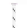 Fehér poliészter fonott csónakkötél 14 mm x 100 m