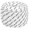 Fehér poliészter fonott csónakkötél 14 mm x 250 m