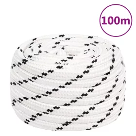 Fehér poliészter munkakötél 16 mm 100 m