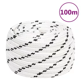Fehér poliészter munkakötél 18 mm 100 m