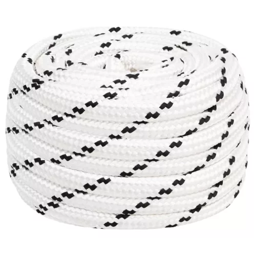 Fehér poliészter munkakötél 18 mm 100 m