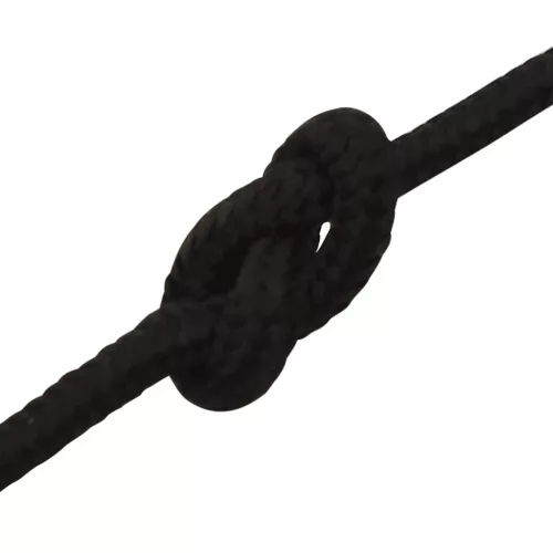 Fekete poliészter munkakötél 4 mm 250 m