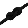 Fekete poliészter munkakötél 16 mm 25 m