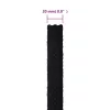 Fekete poliészter munkakötél 20 mm 25 m