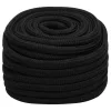 Fekete poliészter munkakötél 20 mm 50 m
