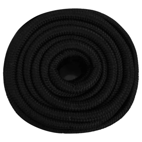 Fekete poliészter munkakötél 20 mm 50 m