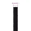 Fekete poliészter munkakötél 20 mm 50 m