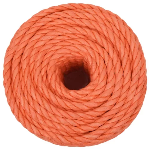 Narancssárga polipropilén munkakötél 16 mm 25 m