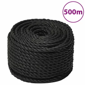 Fekete polipropilén munkakötél 10 mm 500 m
