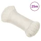 Fehér polipropilén munkakötél 6 mm 25 m