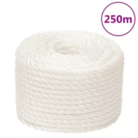 Fehér polipropilén munkakötél 10 mm 250 m