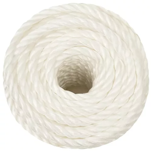 Fehér polipropilén munkakötél 12 mm 250 m