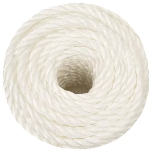 Fehér polipropilén munkakötél 20 mm 50 m