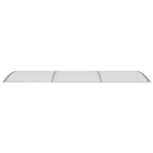 Szürke polikarbonát ajtóelőtető 300 x 100 cm