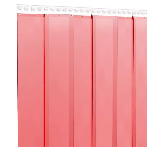 Piros PVC ajtófüggöny 200 mm x 1,6 mm 10 m