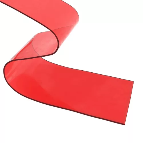 Piros PVC ajtófüggöny 200 mm x 1,6 mm 10 m