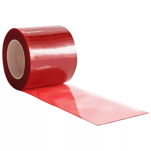 Piros PVC ajtófüggöny 200 mm x 1,6 mm 25 m